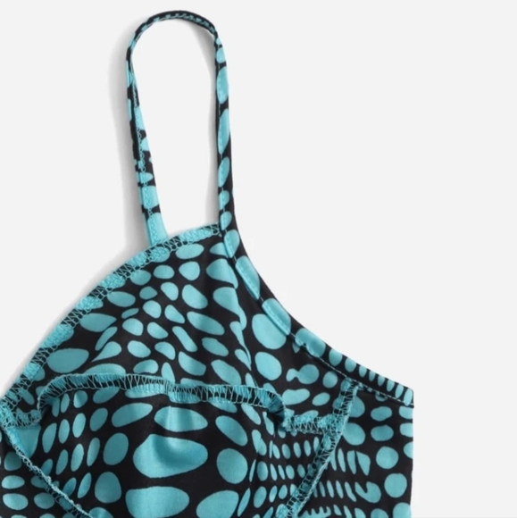 Dot Print Crop Cami Top NWT - Picture 3 of 6